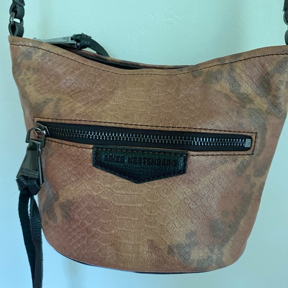 Aimee Kestenberg crossbody snakeskin leather - Picture 2 of 7
